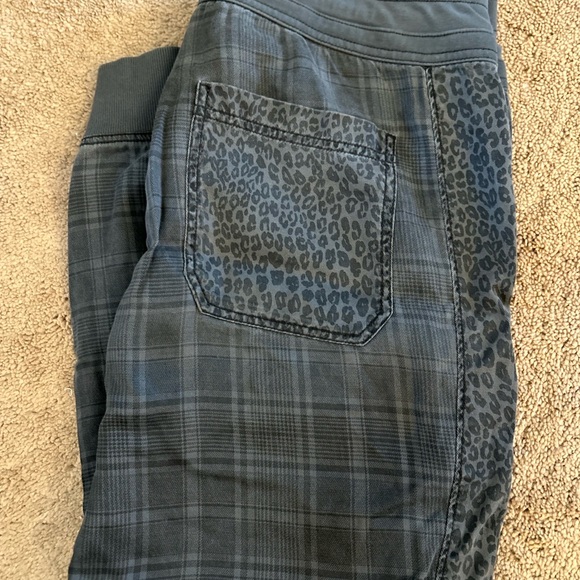 Anthropologie Plaid and Leopard Print pants - Picture 6 of 6